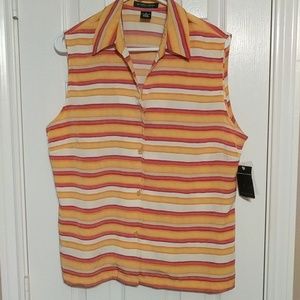 NWT  Goodclothes  Down Blouse Size 16  Very satiny and soft but sturdy  Box 5